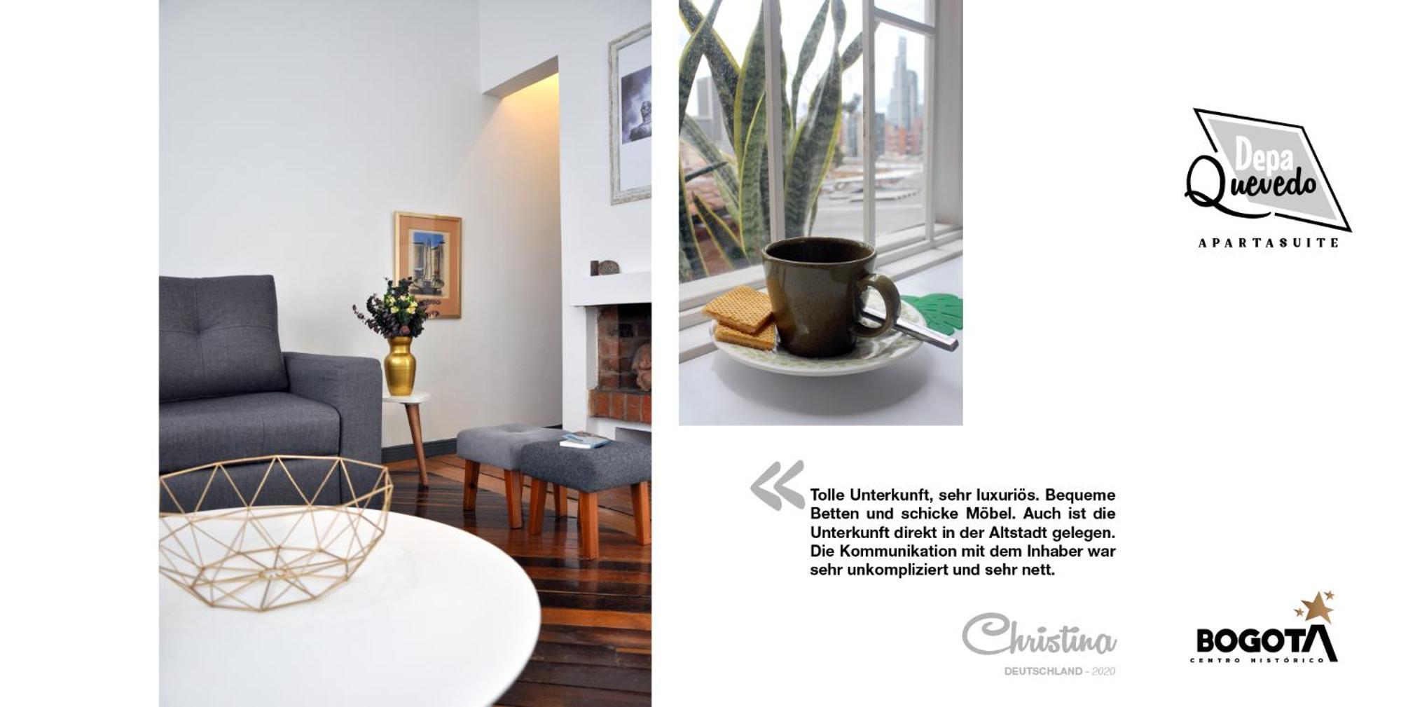Depa Quevedo - Trendy Revamped Flat - Exceptional Spot In Bogota'S Historic Colonial Square - Candelaria Eksteriør billede