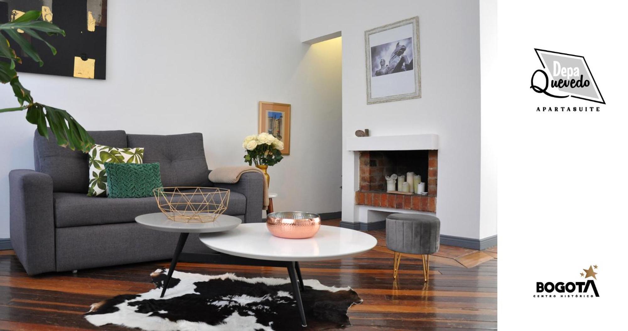 Depa Quevedo - Trendy Revamped Flat - Exceptional Spot In Bogota'S Historic Colonial Square - Candelaria Eksteriør billede
