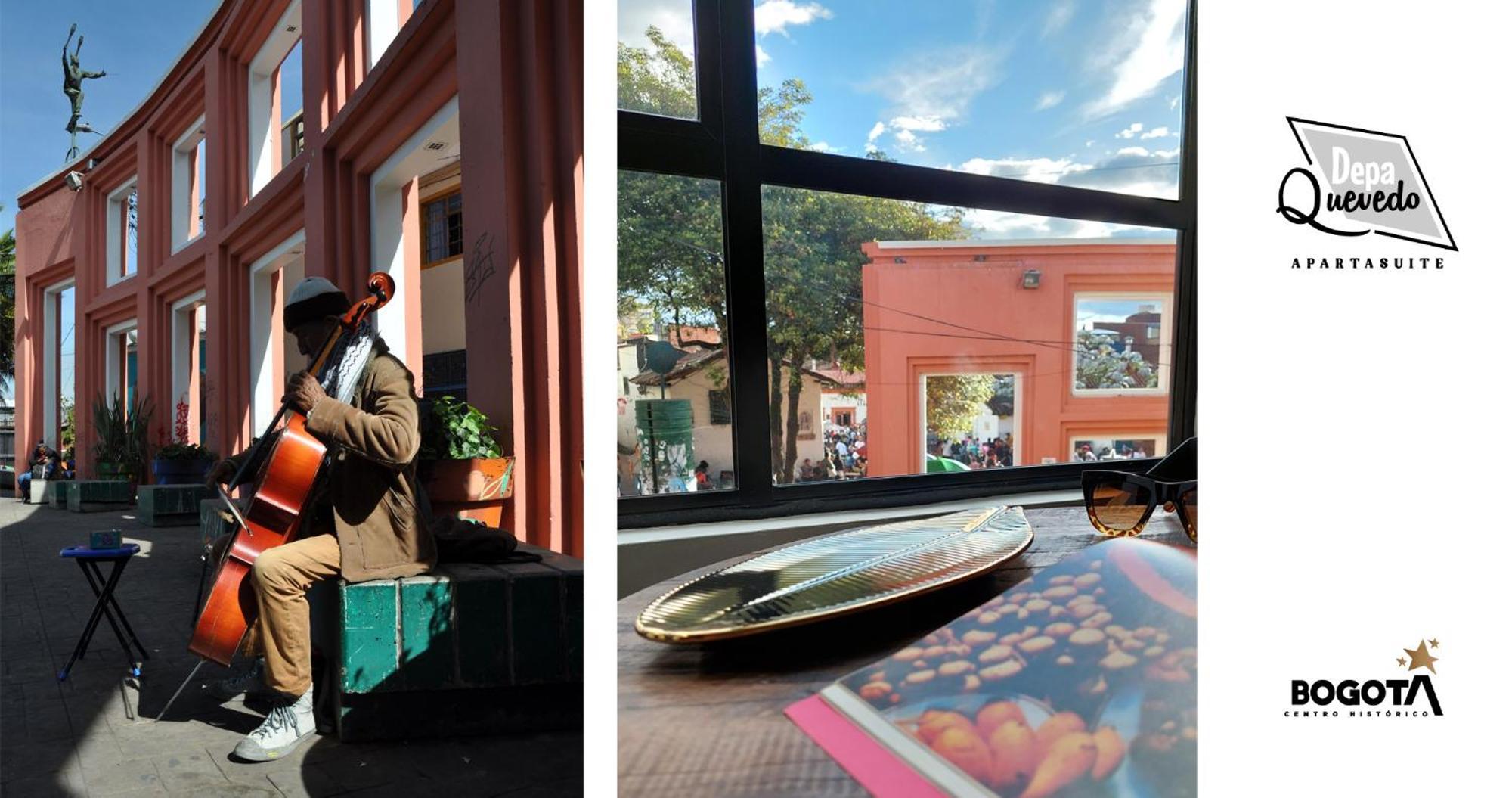Depa Quevedo - Trendy Revamped Flat - Exceptional Spot In Bogota'S Historic Colonial Square - Candelaria Eksteriør billede
