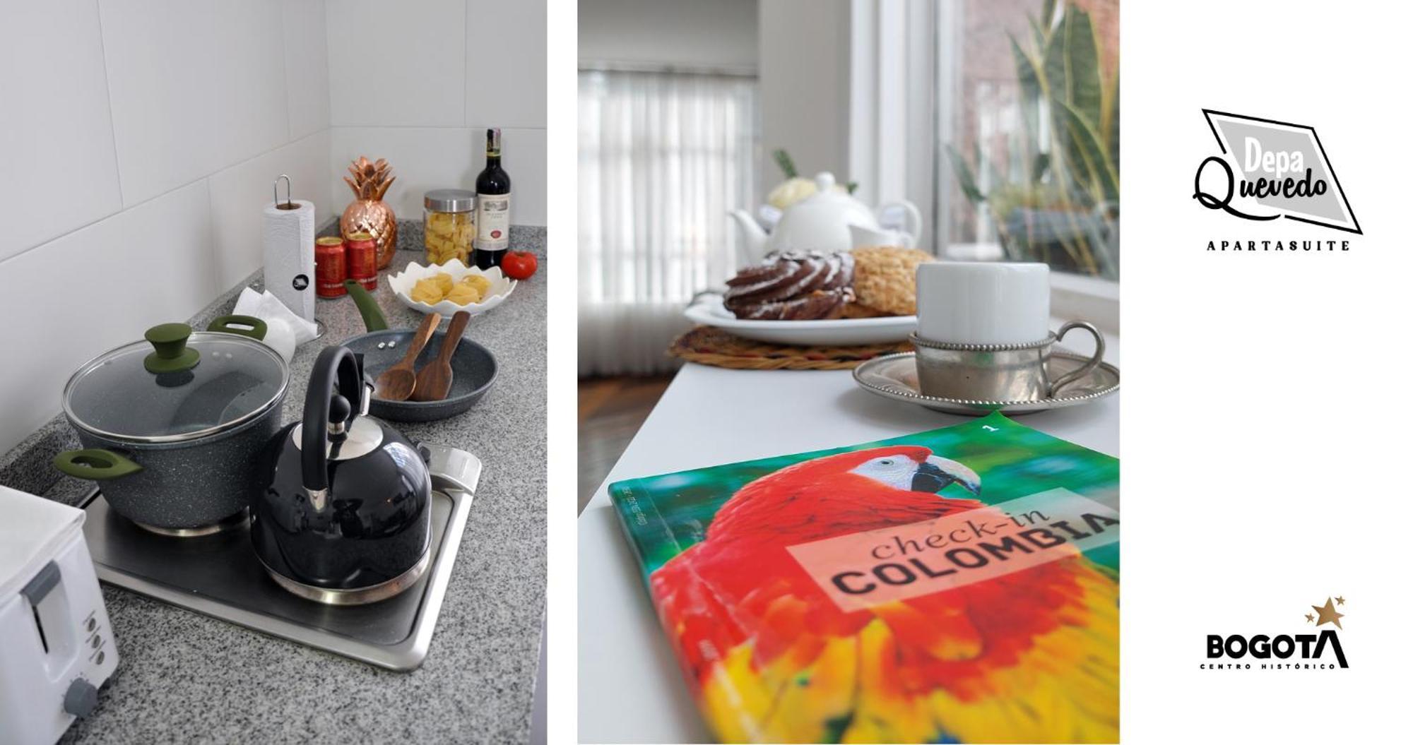 Depa Quevedo - Trendy Revamped Flat - Exceptional Spot In Bogota'S Historic Colonial Square - Candelaria Eksteriør billede