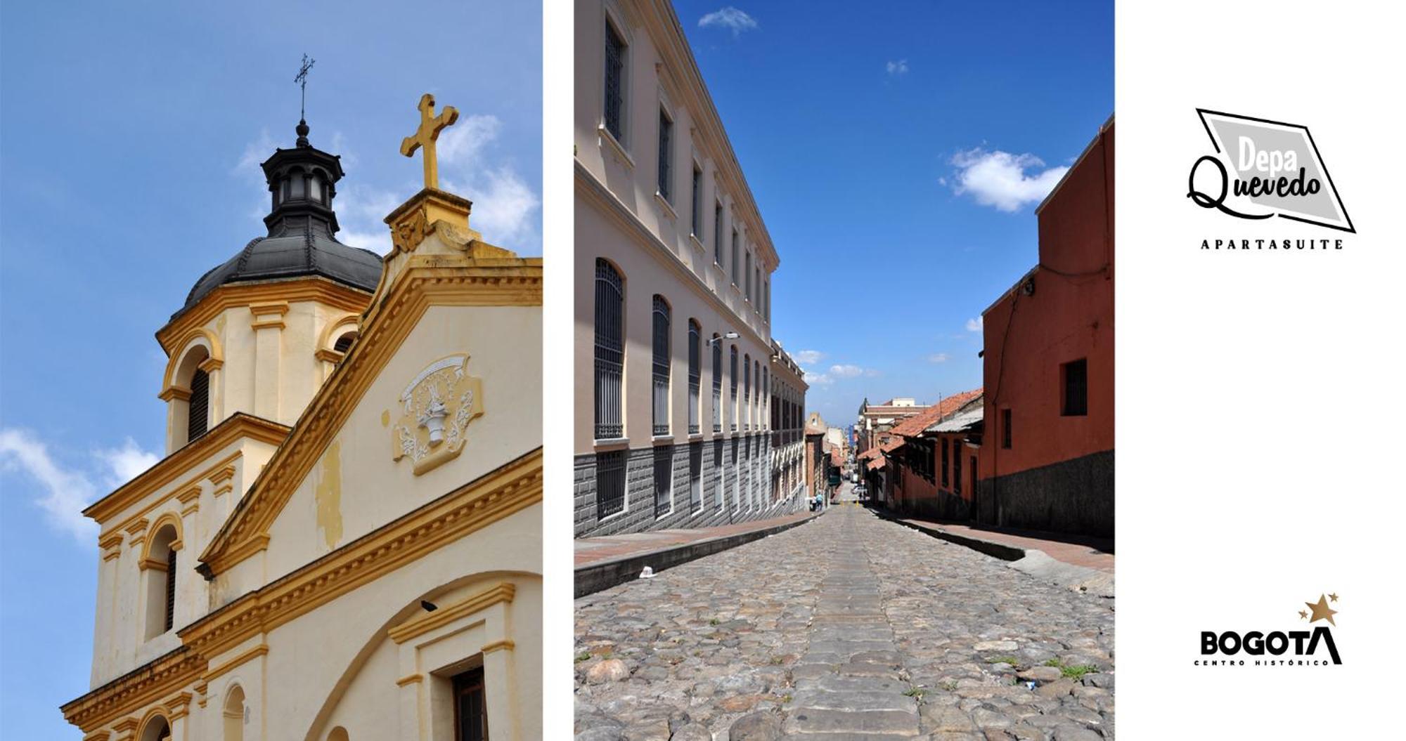 Depa Quevedo - Trendy Revamped Flat - Exceptional Spot In Bogota'S Historic Colonial Square - Candelaria Eksteriør billede