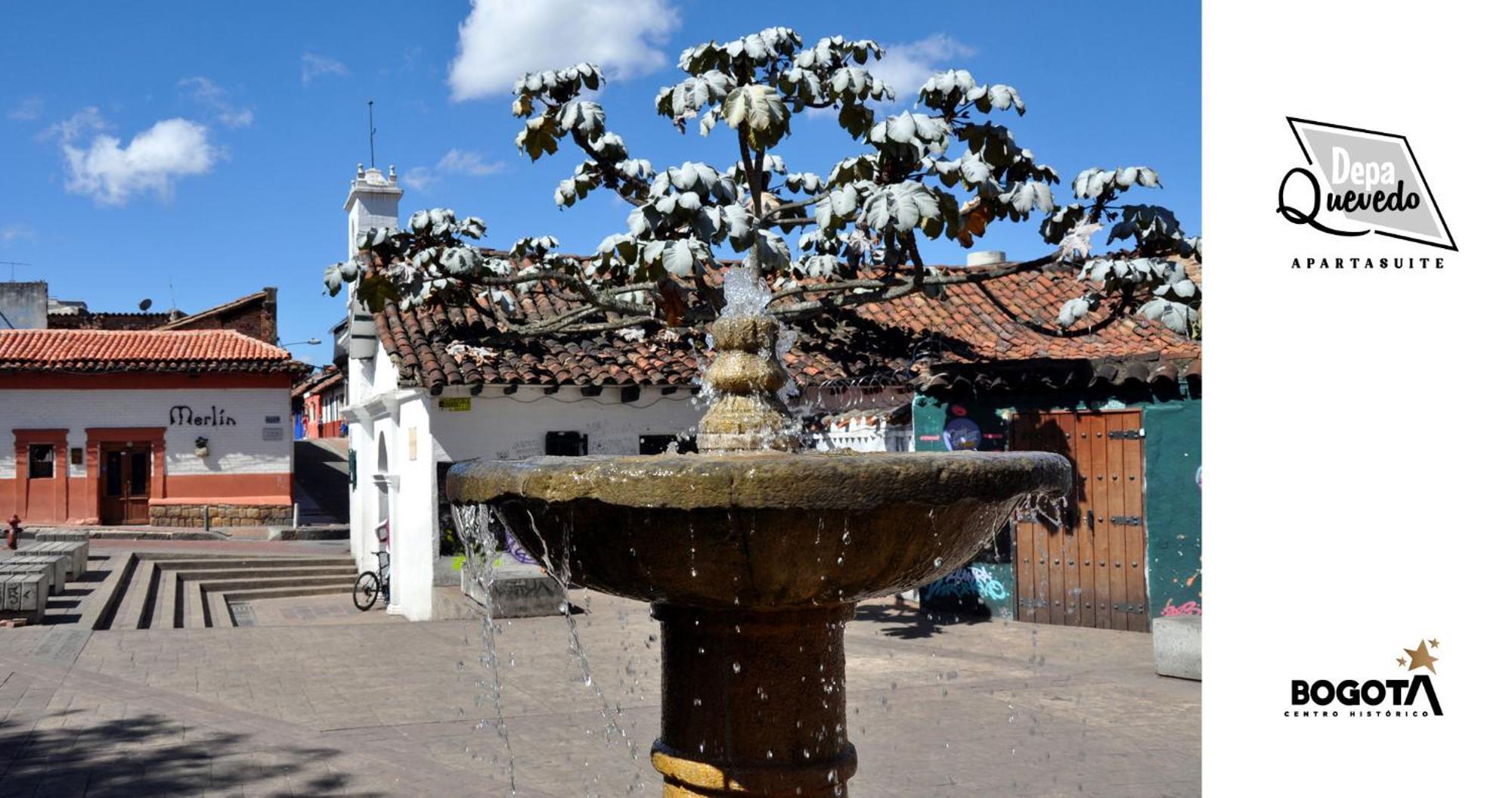 Depa Quevedo - Trendy Revamped Flat - Exceptional Spot In Bogota'S Historic Colonial Square - Candelaria Eksteriør billede