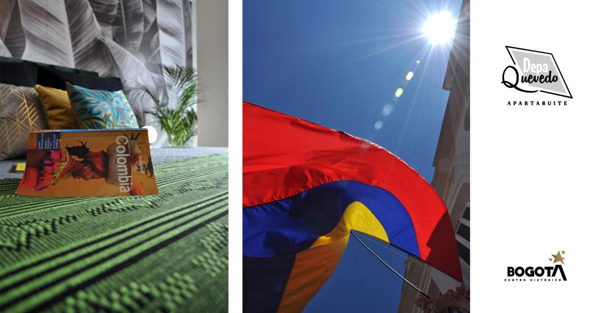 Depa Quevedo - Trendy Revamped Flat - Exceptional Spot In Bogota'S Historic Colonial Square - Candelaria Eksteriør billede